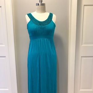 Soprano Beaded Jersey Maxi Dress